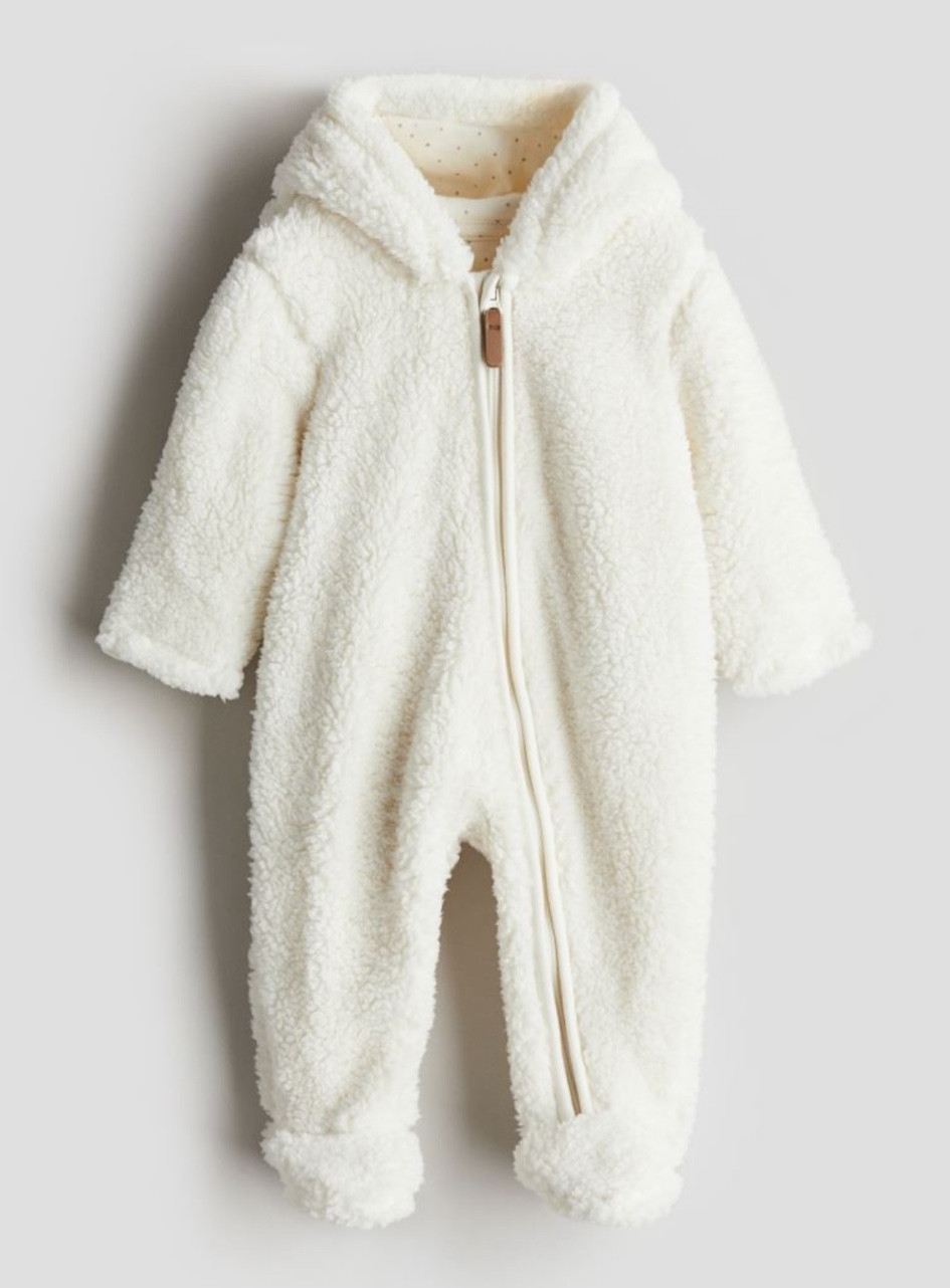 H&M baby bunting and clothes 

#LTKCyberWeek #LTKFindsUnder50 #LTKSaleAlert