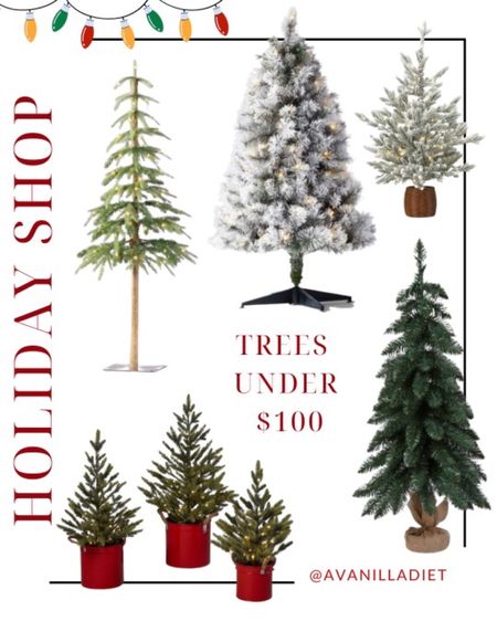 Holiday shop 🎄❤️ — Christmas trees under $100 

#Target 

#LTKHoliday #LTKfindsunder100 #LTKSeasonal