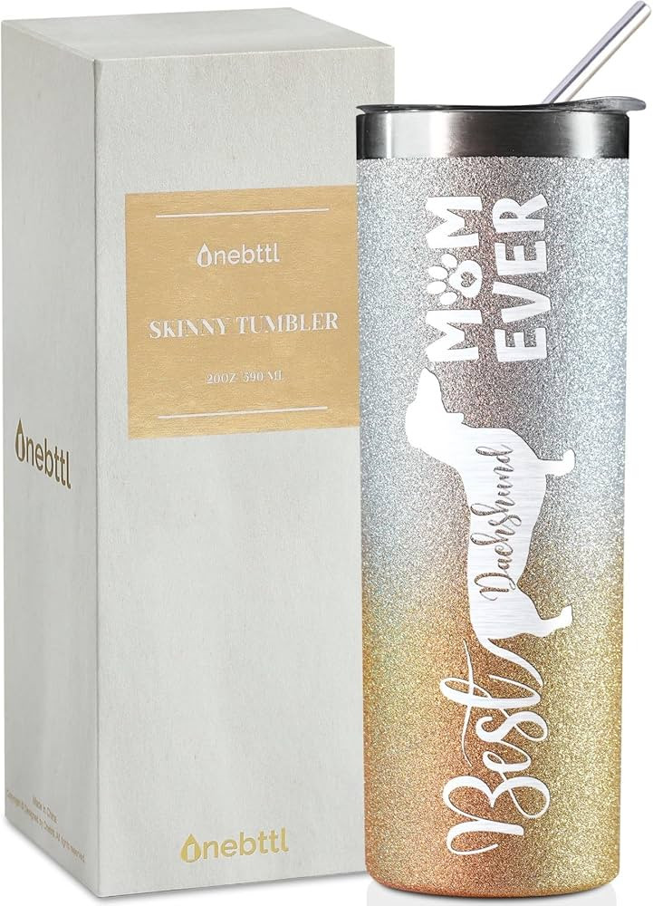 Onebttl Dachshund Gifts, Best Dachshund Mom Ever, Christmas Gifts for Wiener Dog Lovers, Women, G... | Amazon (US)