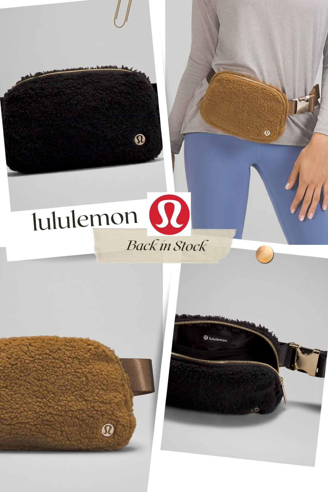 Back in stock! Get the lululemon fleece belt bag while you can!

#LTKHoliday #LTKSeasonal #LTKitbag