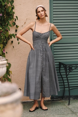 The Katerina Button-Front Dress | Anthropologie (US)