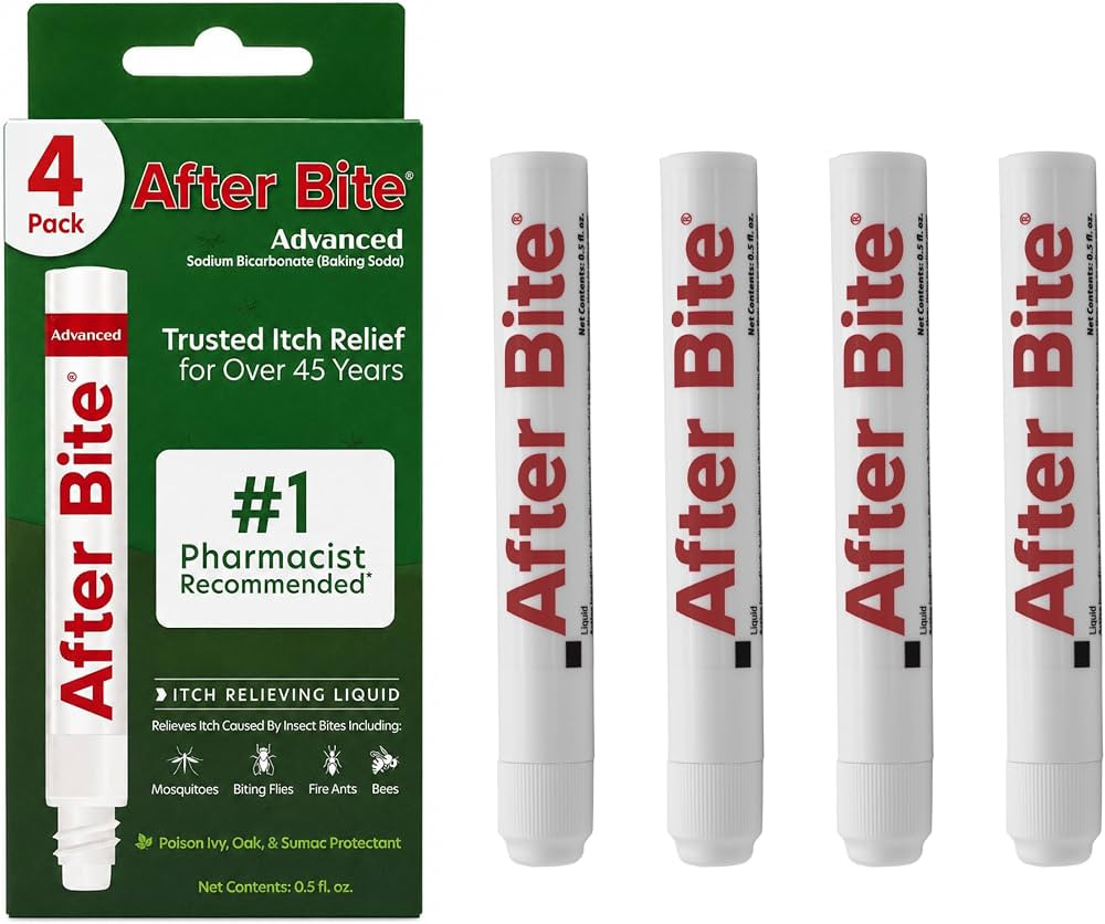After Bite Advanced Bug Bite Itch Relief, Portable Pen Applicator, 4Pk | Amazon (US)