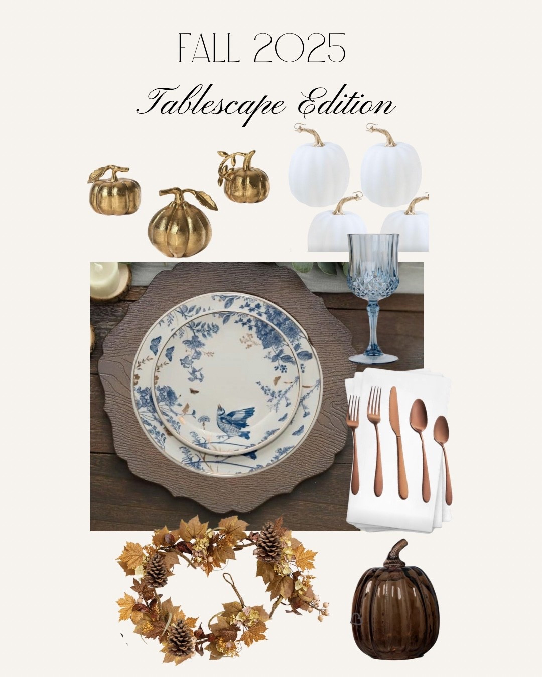 I love creating a table that is a feast for the eyes. This fall tablescape is aesthetically pleasing and functional for your Thanksgiving feast table. 

#LTKSeasonal #LTKHome