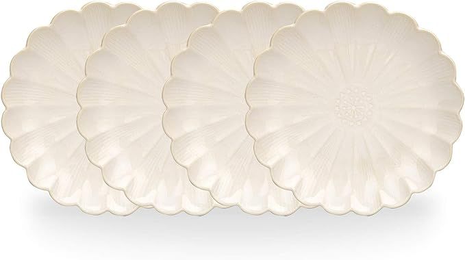Amazon.com | MDZF SWEET HOME 8.5-Inch Ceramic Dinner Plates Set, Pasta Serving Plates, Dessert Di... | Amazon (US)