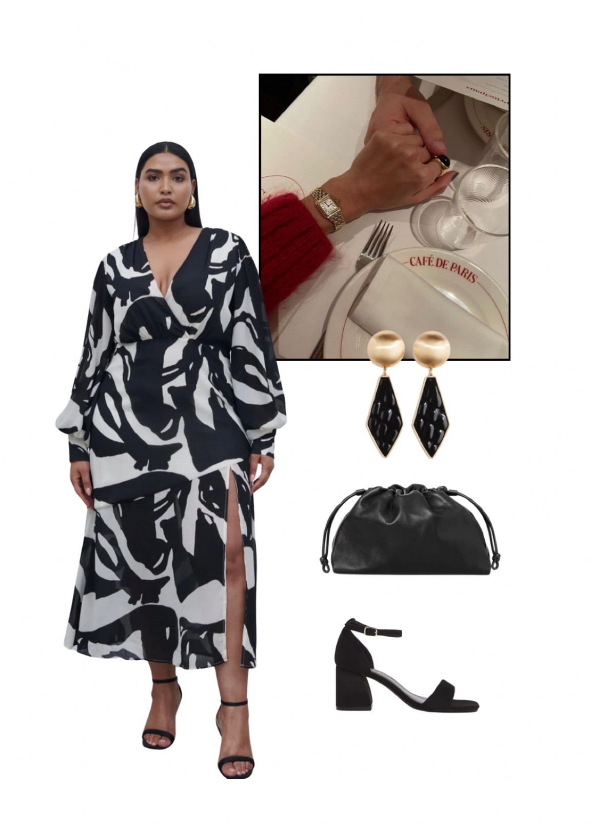 Date night outfit inspiration 🖤

Plus size / curve / valentines / date night / black and white / statement earrings / clutch bag / monochrome / wide fit shoes

#LTKplussize #LTKcurves #LTKuk