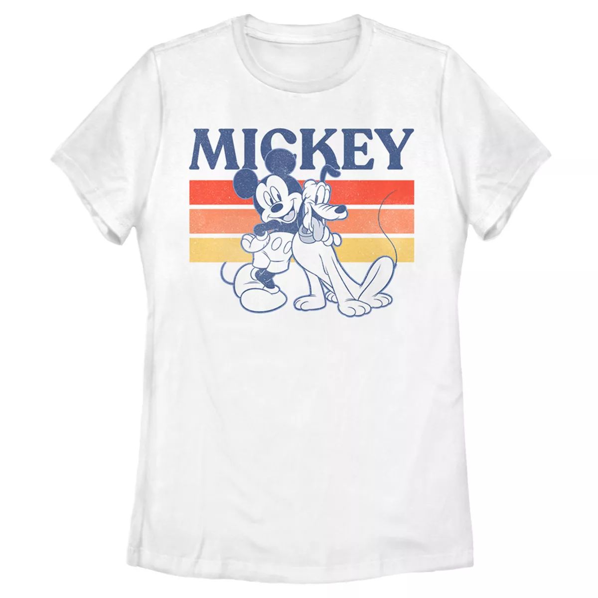 Women's Mickey & Friends Retro Pluto and Mickey Mouse T-Shirt | Target