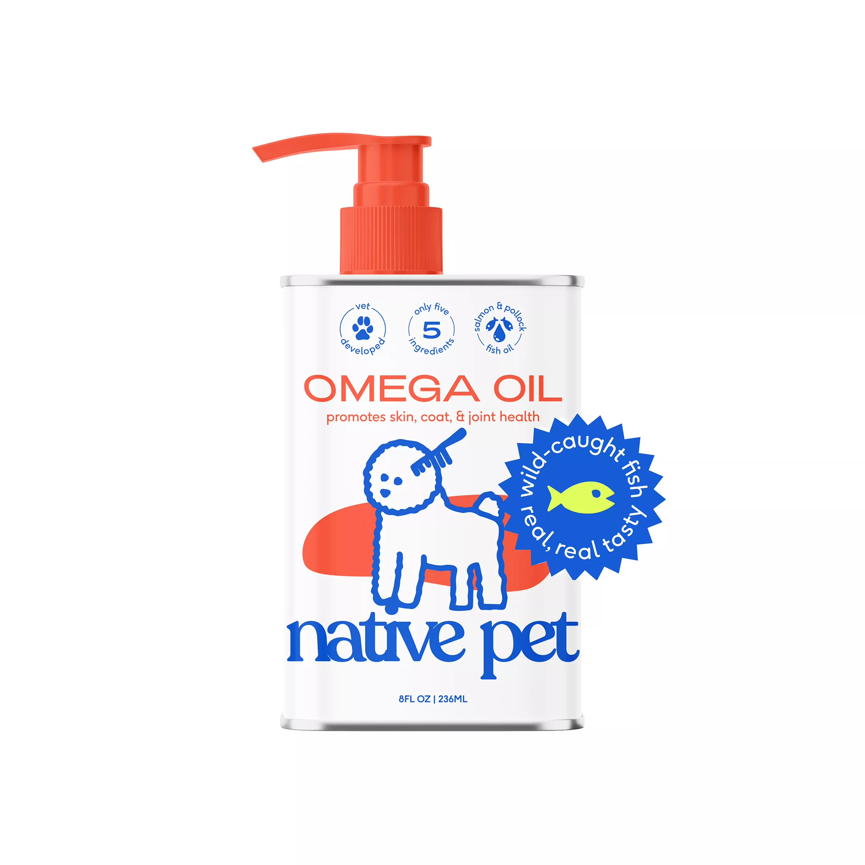 Native Pet Omega-3 Fish Oil & Alaskan Salmon Oil Skin & Coat Health Supplement for Dogs | PetSmart