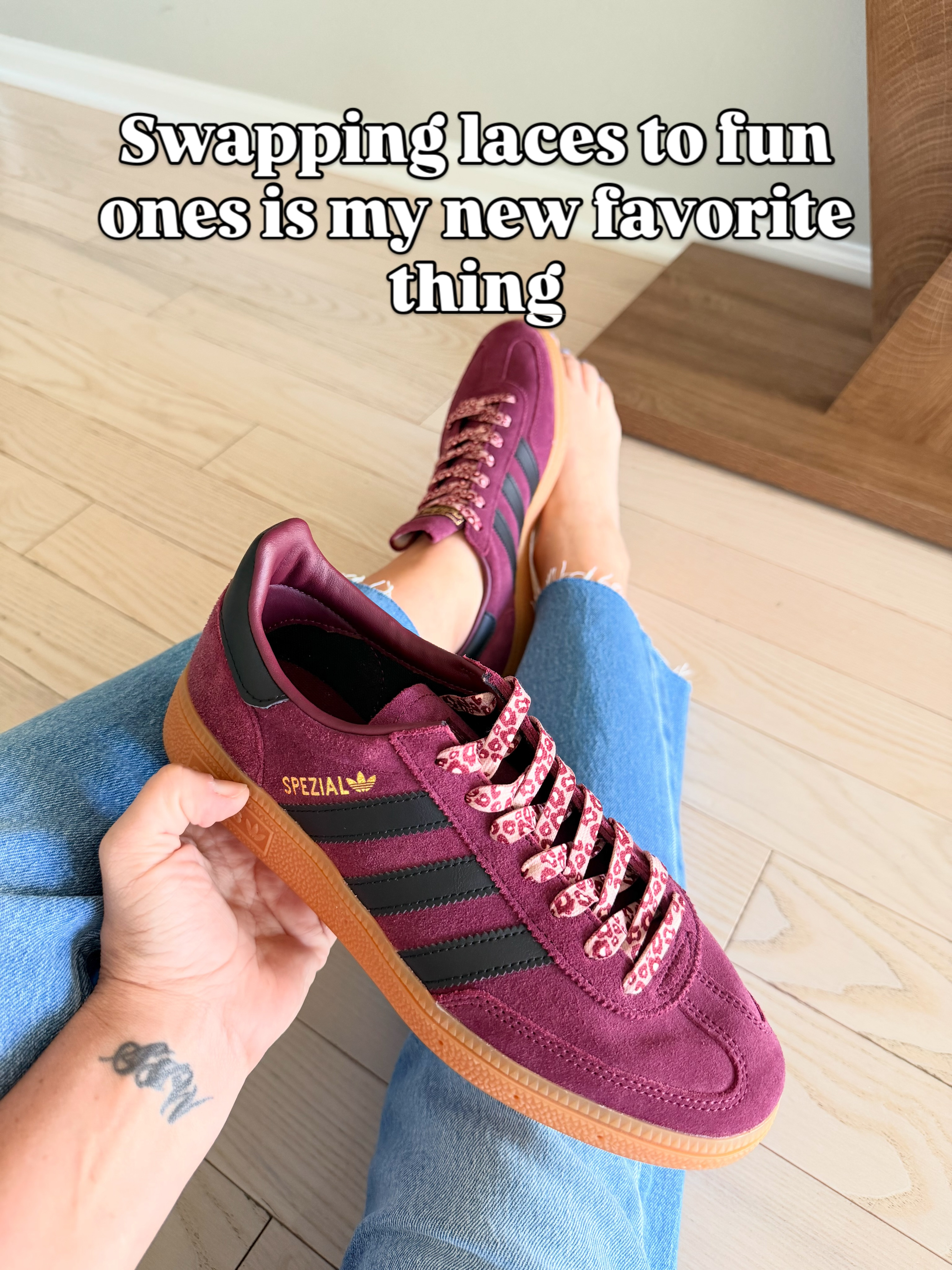 I suggest sizing down .5, they run big. 
#sneakerhead #adidas #colorfulsneakers #womenssneakers #fallshoes 

 #LTKdayinmylife #LTKActive #LTKOver40