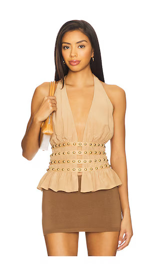 Jaclyn Top en Tan | Revolve Clothing (Global)