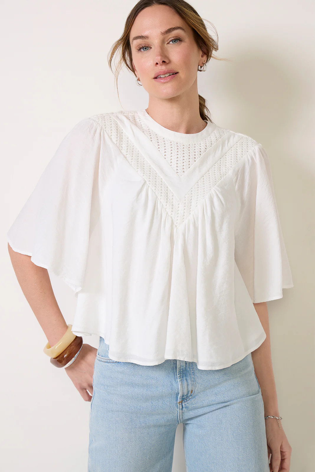 Ashlynn Cutwork Blouse | Evereve