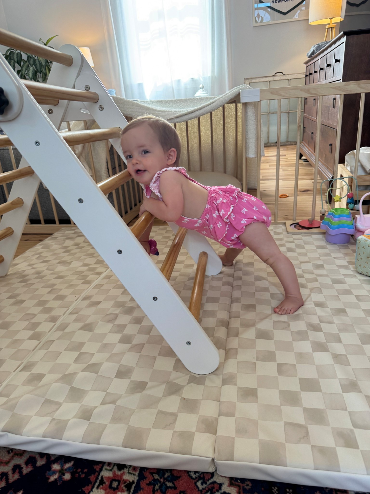 House of Noa play mat. 4x6 - almond color