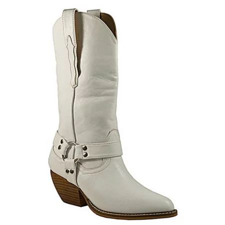 Country Heat White Cowboy Boots | Walmart (US)