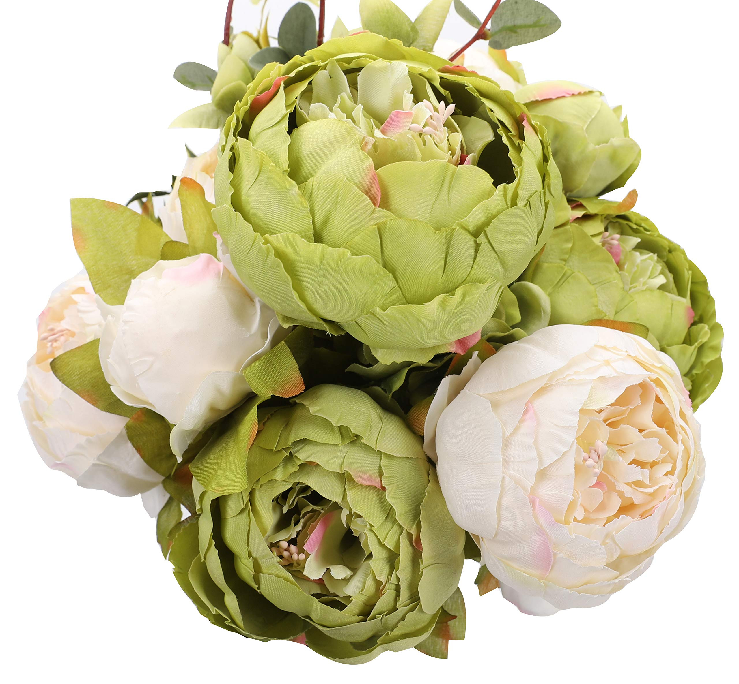 Duovlo Fake Flowers Vintage Artificial Peony Silk Flowers Wedding Home Decoration,Pack of 1 (New ... | Amazon (US)