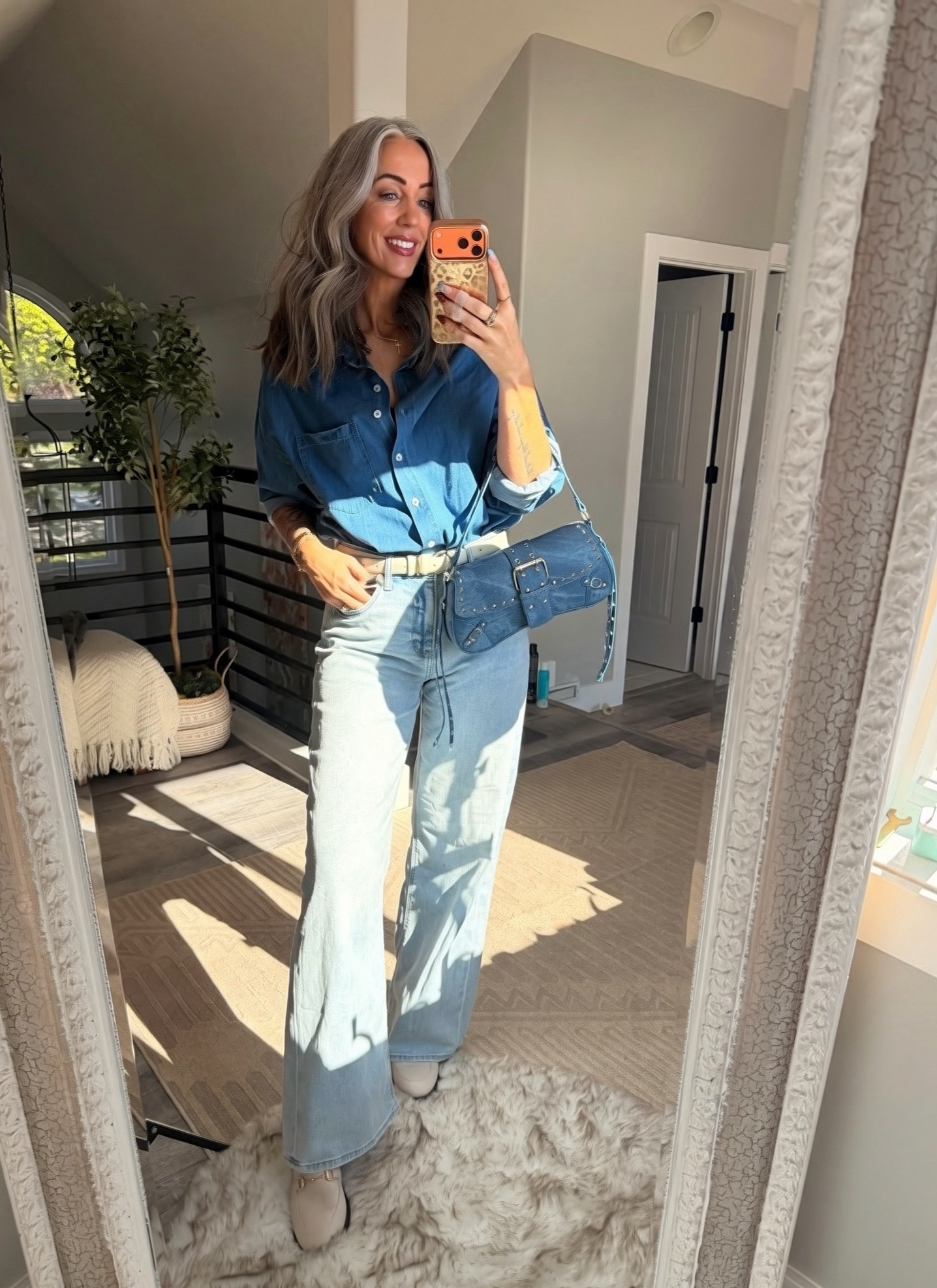 Church outfit, denim on denim!

#LTKMothersDay #LTKootd #LTKOver40