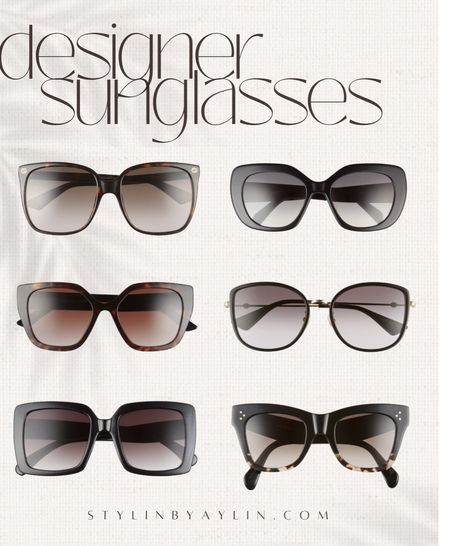 Designer sunglasses, spring accessories, summer style #StylinbyAylin 

#LTKstyletip #LTKFind #LTKSeasonal