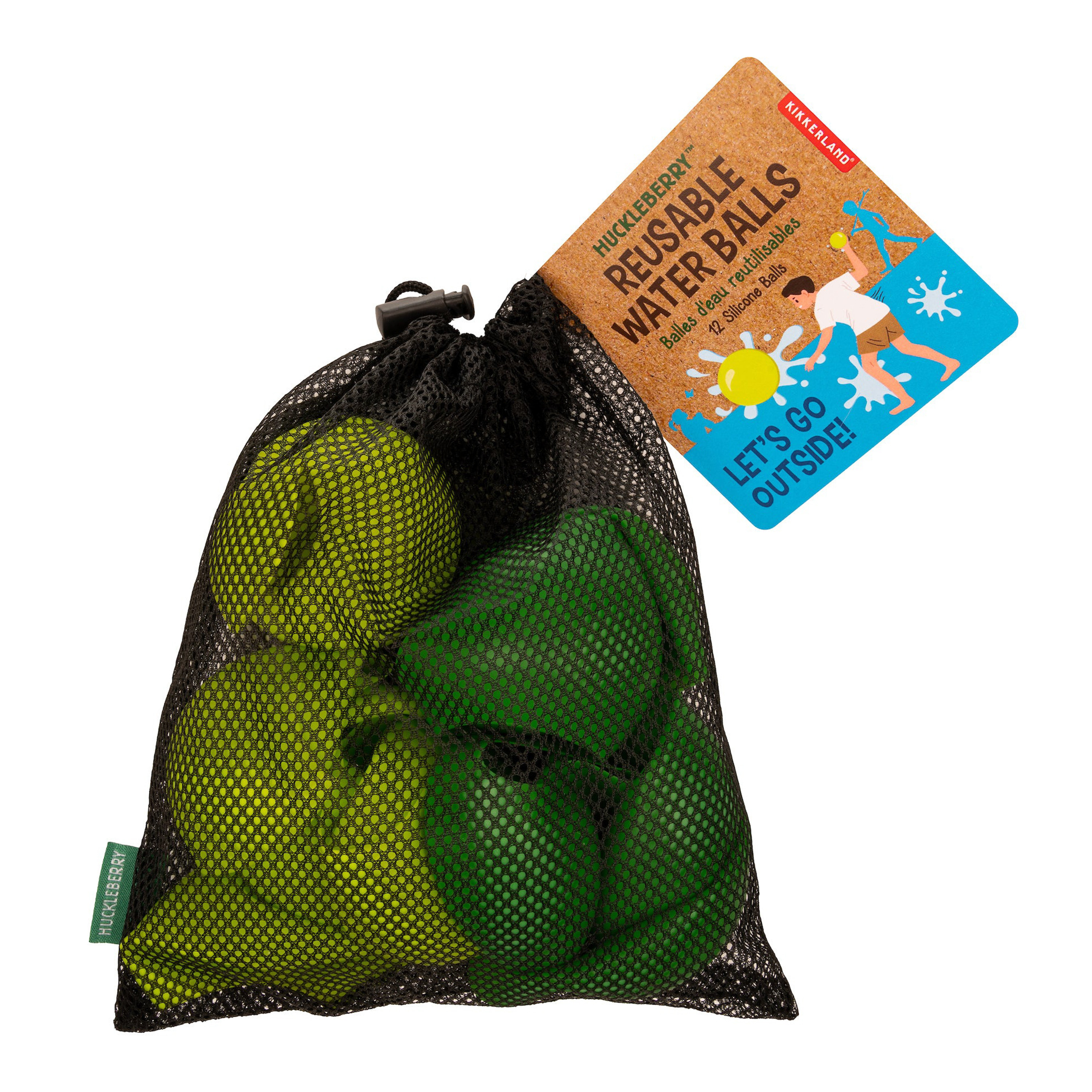 Kikkerland Huckleberry Reusable Silicone Water Balls 12 Count | World Market