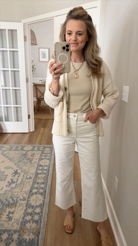 Some days an outfit just hits right. Missing the days of simply posting what I’m wearing so here’s what I wore yesterday! 

This top is back in stock! Love it paired with white for an all neutral look! My sandals are on sale! 

#LTKfindsunder100 #LTKsalealert #LTKshoecrush