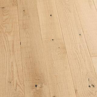 Malibu Wide Plank Point Reyes French Oak 3/4 in. T x 5 in. W Distressed Solid Hardwood Flooring (... | The Home Depot