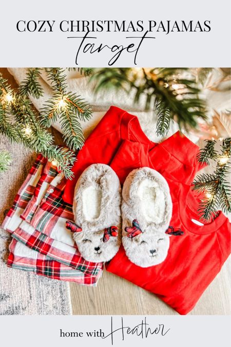 love these Cozy Christmas Pajamas and Reindeer Faux Fur Slippers from Target! 

Holiday Pajamas, Christmas Pajamas, Matching Family Pajamas Set, soft fur slippers, Christmas slippers, Slipper Socks. 

#LTKGiftGuide #LTKfamily #LTKHoliday