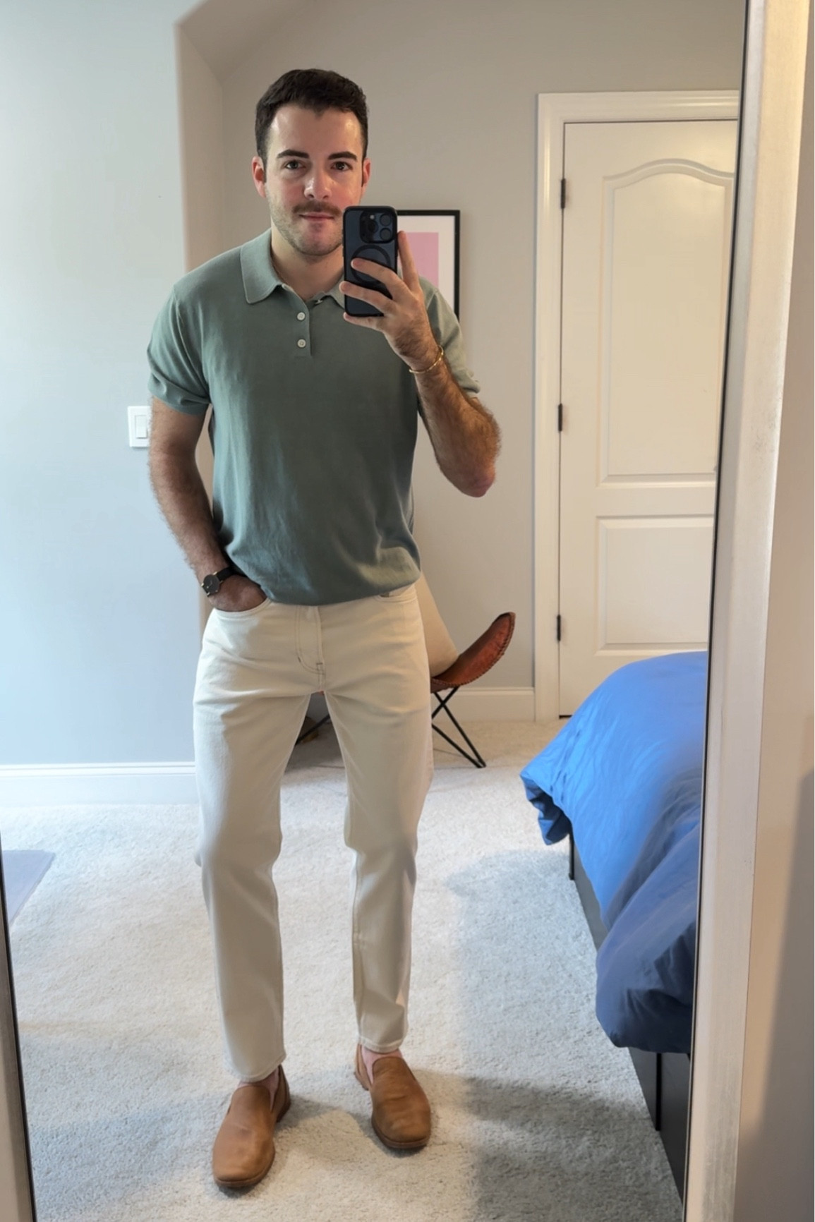 Work Outfit for spring and summer to stay cool and seasonal. Functions well for date nights, getting together with friends after work, and looking put together but feeling comfortable  

#LTKMens #LTKWorkwear #LTKSeasonal