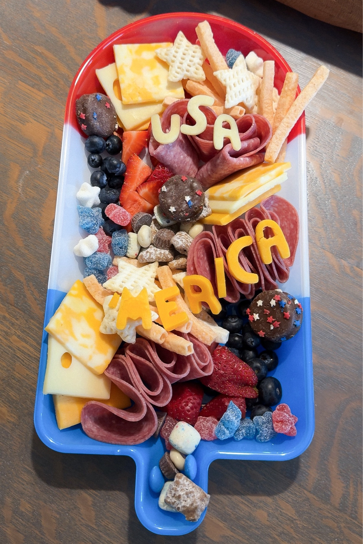 Patriotic Charcuterie Snack Tray

4th of July 
Holiday food 
Charcuterie 

#LTKKids #LTKSeasonal #LTKParties