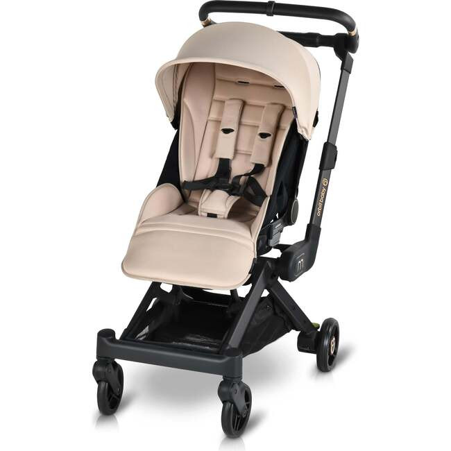 M+ Stroller, Black Luxe/Taupe Beige | Maisonette