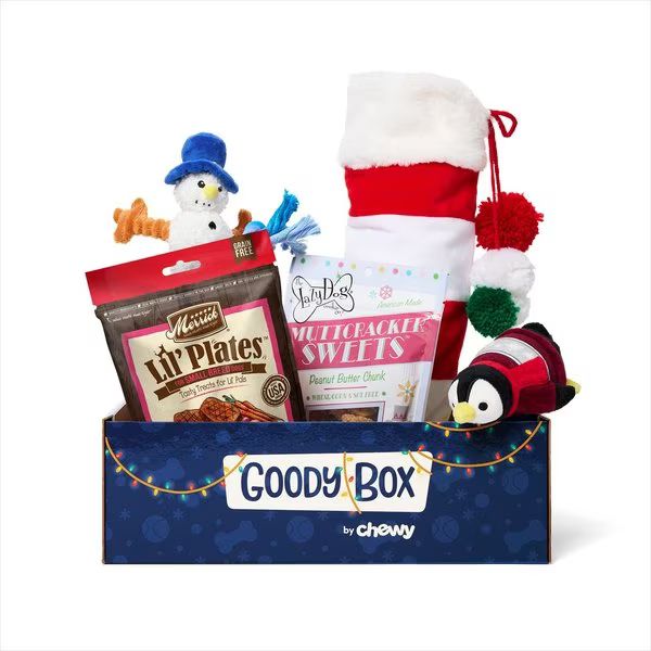 GOODY BOX Holiday Dog Toys & Treats, Small - Chewy.com | Chewy.com