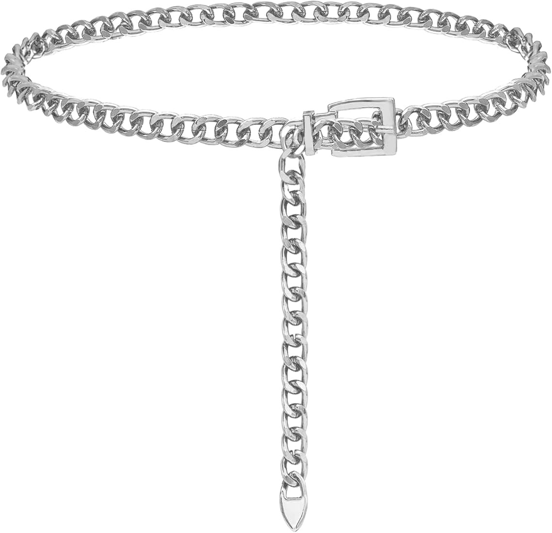 FIORETTO Chain Belt for Women Metal Waist Chain Fashion Multilayer Chain Belts for Dress | Amazon (US)