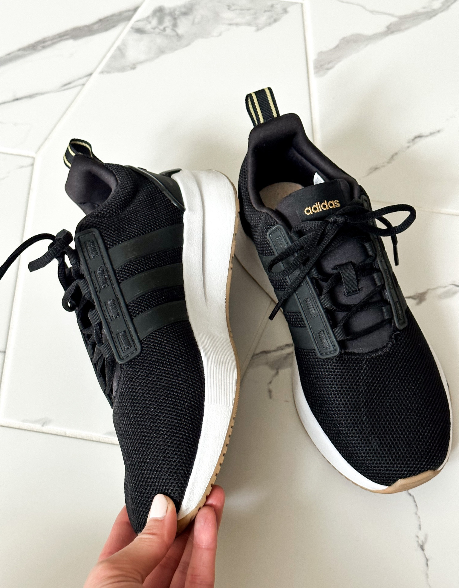 Must own sneaker! My go-to/running all the errands in comfort sneakers 🖤
TTS. I wear 8.5 

#LTKunder100 #LTKxadidas #LTKshoecrush