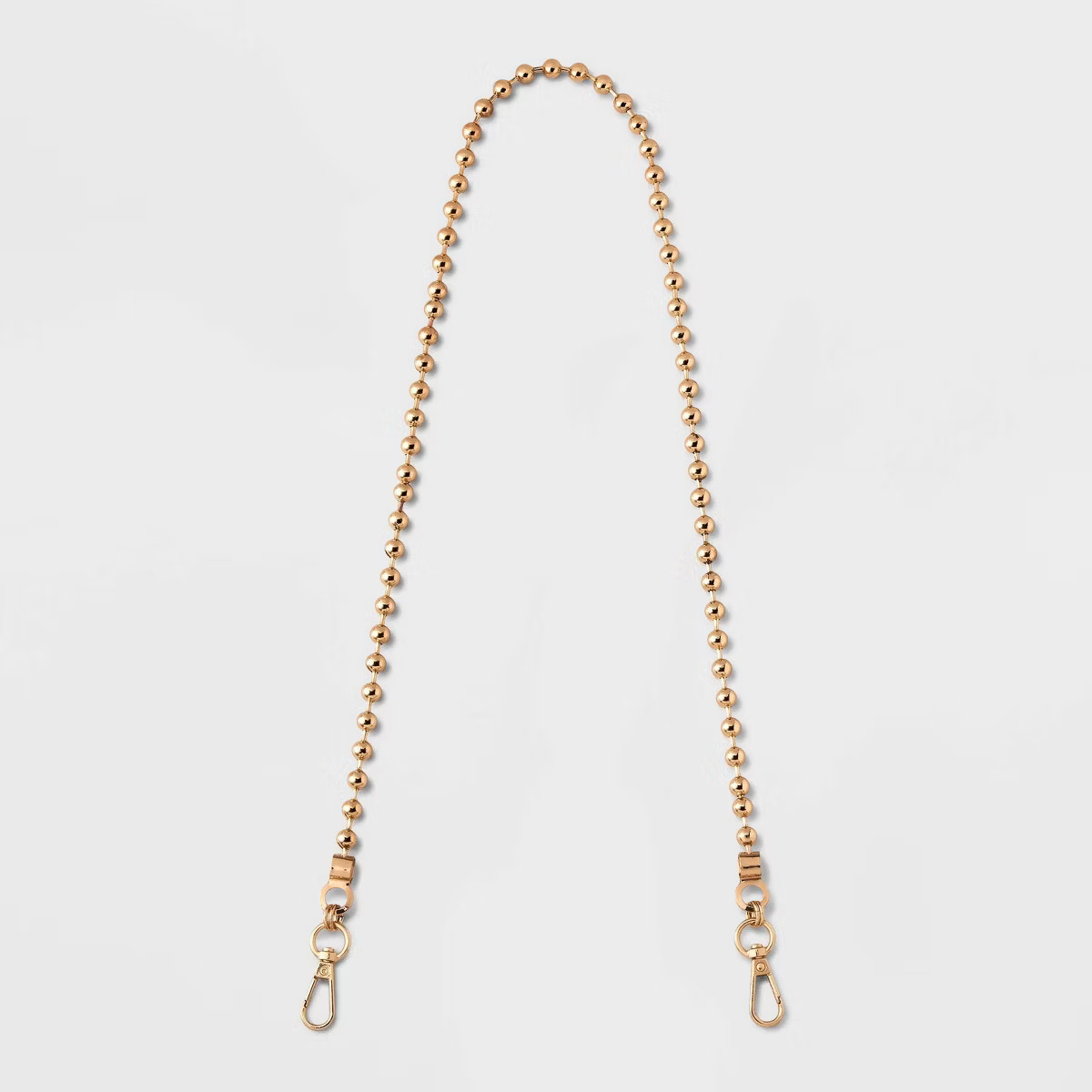 Ball Chain Shoulder Handbag Strap - A New Day™ Gold: Purse Chain Accessory, Lobster Claw Clasp,... | Target