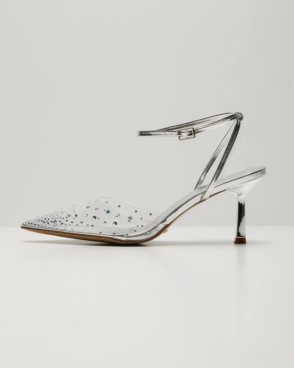 In the Spirit Clear Rhinestone Heels | VICI