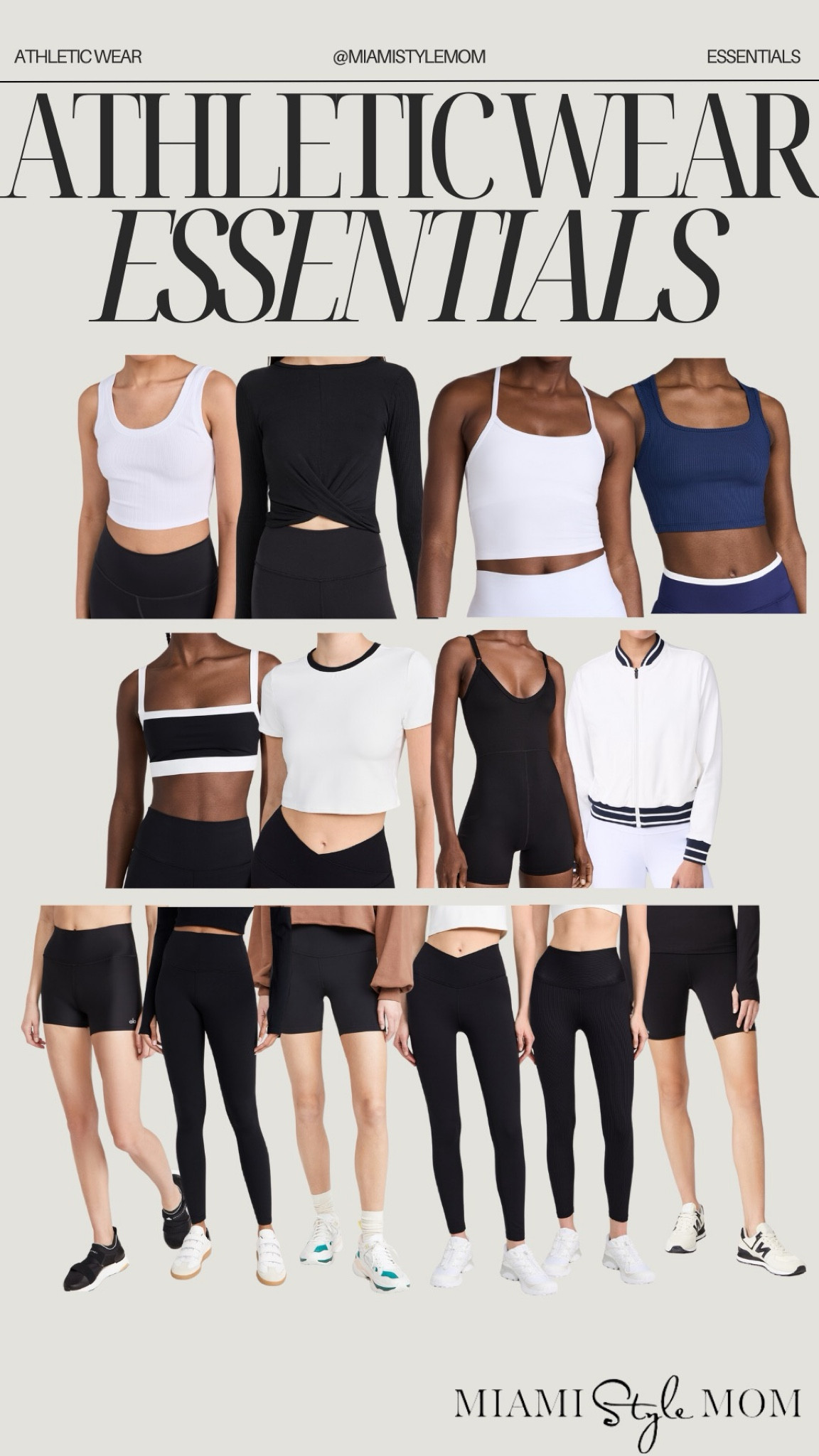 Workout wear edit!🤍

Athletic wear. Workout wear. Workout top. Leggings. Biker shorts.

#LTKFitness #LTKStyleTip #LTKActive