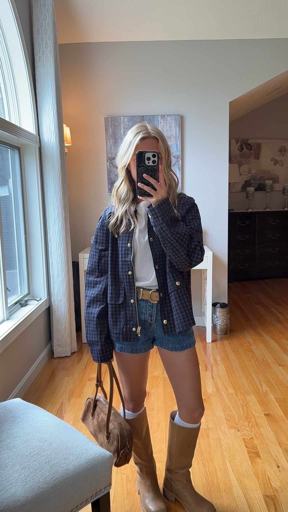 wearing a xs in jacket and tee, 23 in shorts

#LTKootd #LTKU #LTKSeasonal