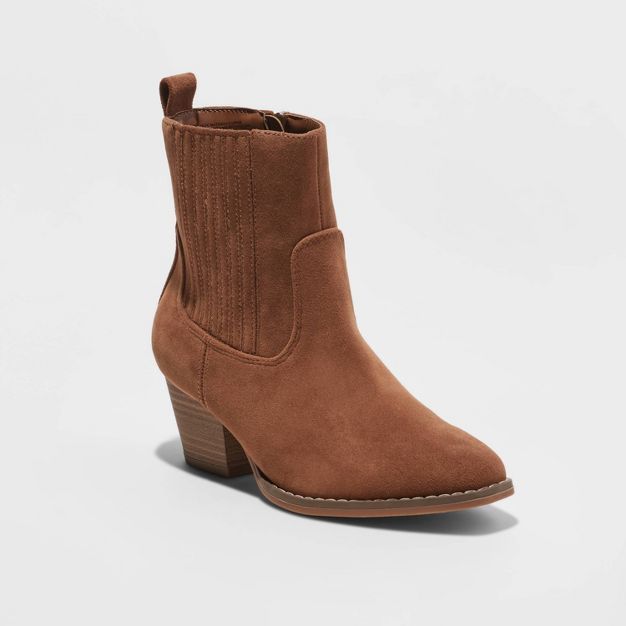 Women&#39;s Solita Western Boots - Universal Thread&#8482; Cognac 6 | Target