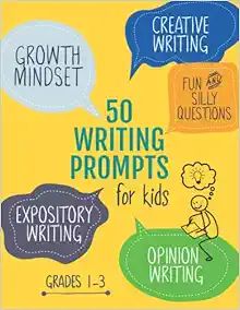 50 Writing Prompts for Kids: Growth Mindset Questions | Creative Writing | Opinion Writing | Expo... | Amazon (US)