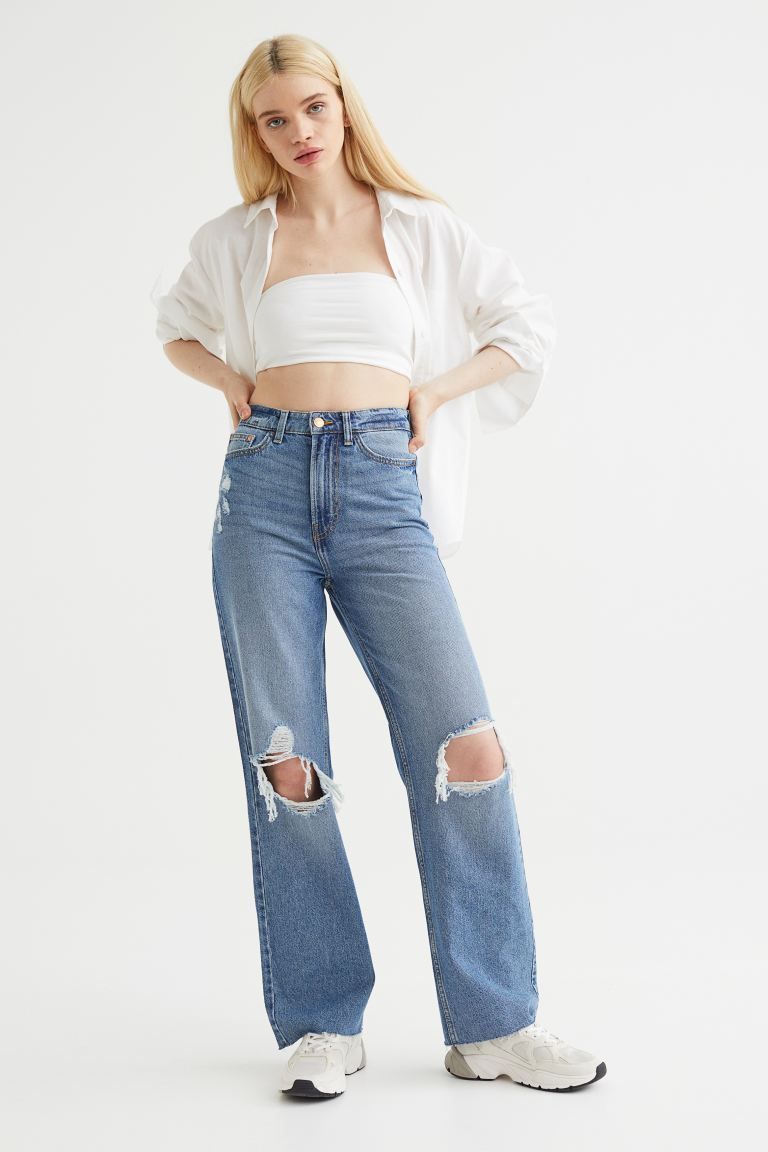 Wide Ultra High Jeans | H&M (US + CA)