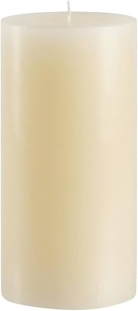 Mister Candle Dripless Vanilla Scented Ivory Pillar Candle Hand Made Vanilla Pillar Candles with ... | Amazon (US)
