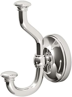 Gatco 4125 Tavern Twin Robe Hook, Polished Nickel | Amazon (US)