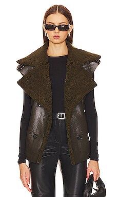 Fawn Faux Leather Vest
                    
                    Steve Madden | Revolve Clothing (Global)