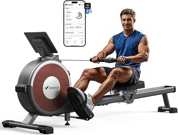 MERACH Rowing Machines for Home, Magnetic Rowing Machine with 16 Levels, Rower Machine of Quiet R... | Amazon (US)