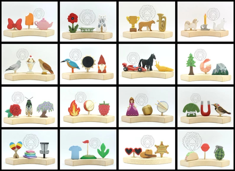 Birthday Ring Ornaments, German Birthday Ring, Birthday Ornaments, Birthday Pegs, Wooden Birthday... | Etsy (US)