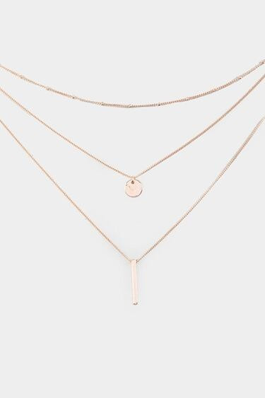Ashland Coin Bar Layered Necklace | Francesca’s Collections