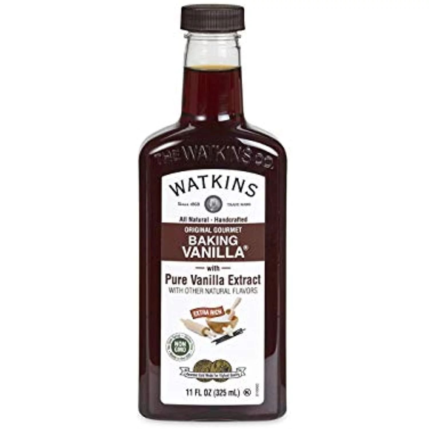 Watkins All Natural Original Gourmet Baking Vanilla, With Pure Vanilla Extract, 11 Ounces Bottle,... | Walmart (US)