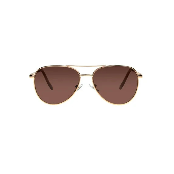 Foster Grant Women's Polarized Aviator Sunglasses, Rose Gold | Walmart (US)