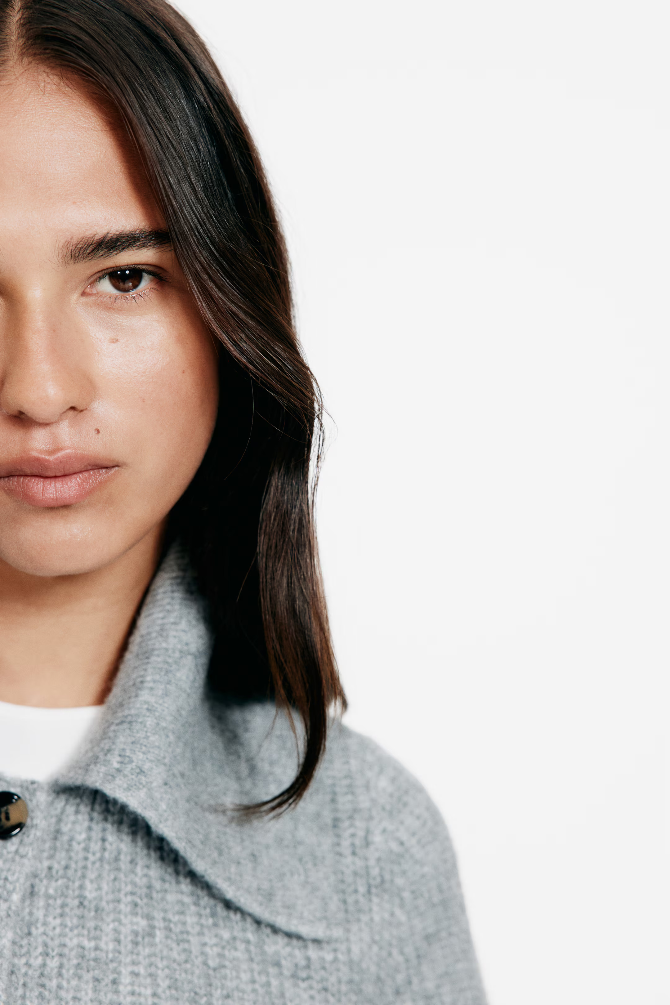 Cardigan in Rippstrick mit Kragen | H&M (DE, AT, CH, NL, FI)