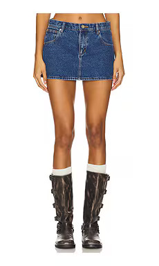 Abrand 99 Skirt in Bella from Revolve.com | Revolve Clothing (Global)