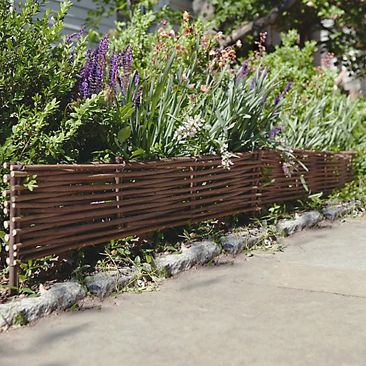 Willow Twig Border Fence, Set of 4 | Terrain