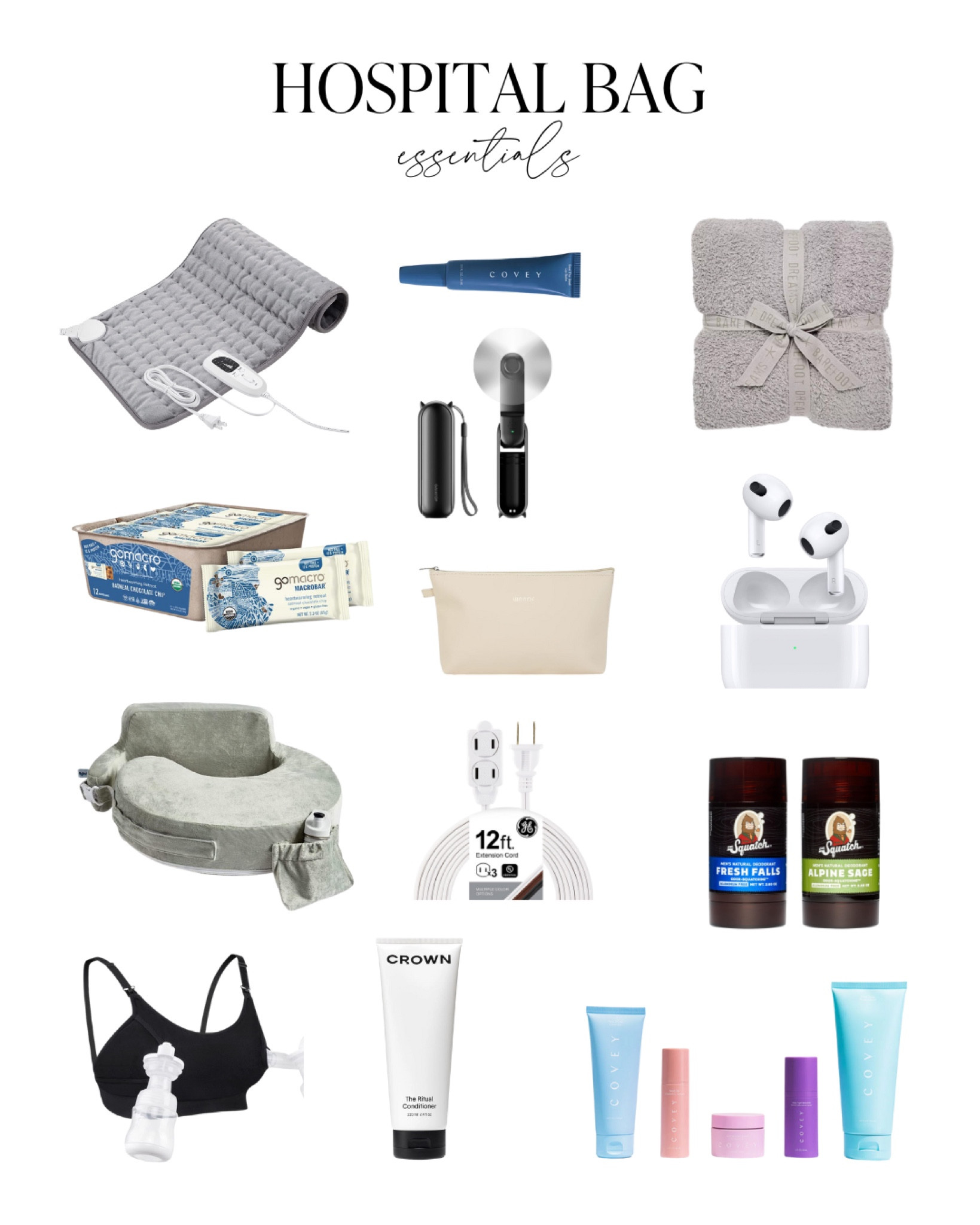 My Hospital Bag Essentials! Self care & baby equipment 

#LTKfamily #LTKGiftGuide #LTKbaby