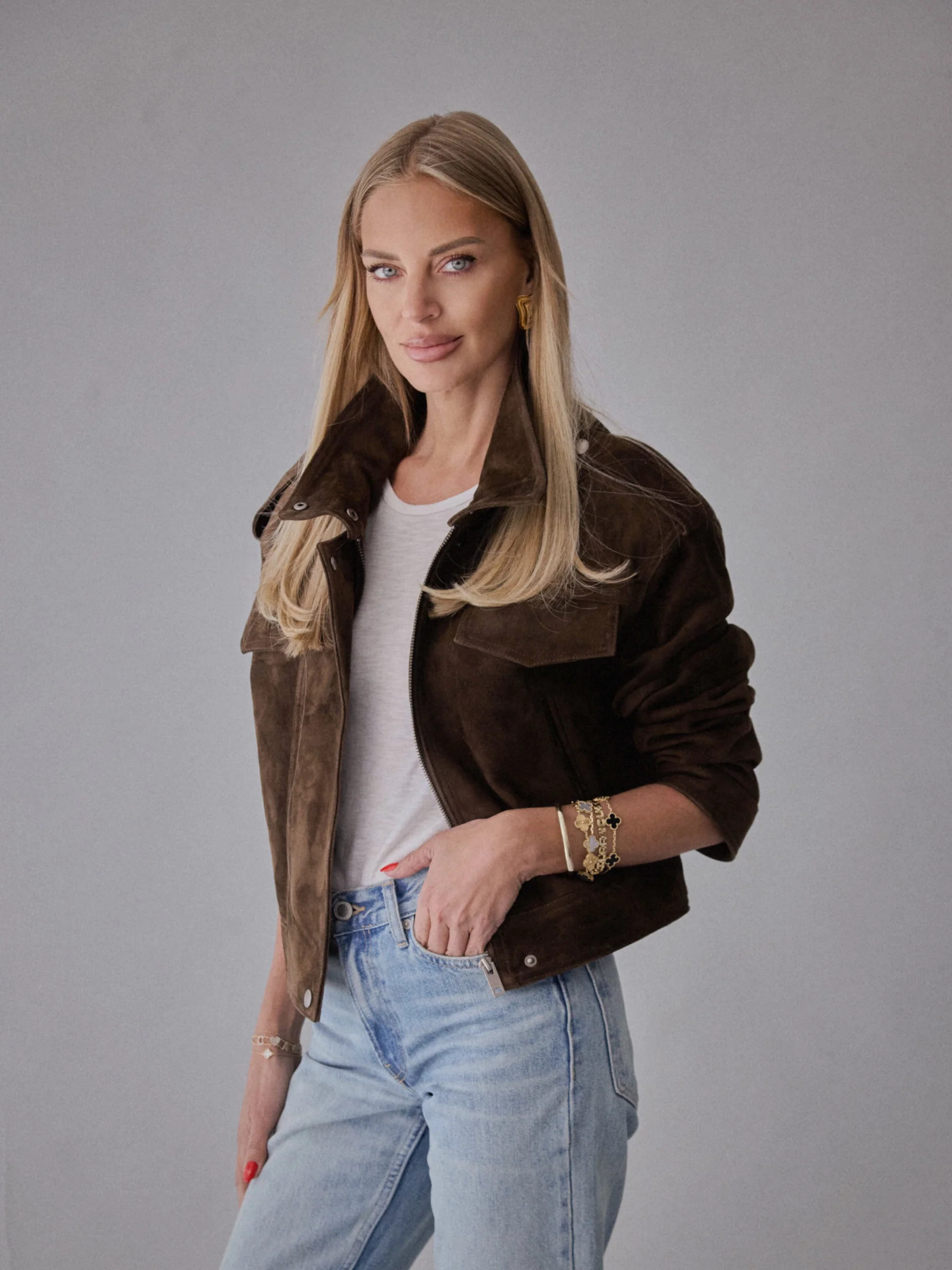 The Laura Suede Jacket | Women's Suede Jacket | L.CUPPINI