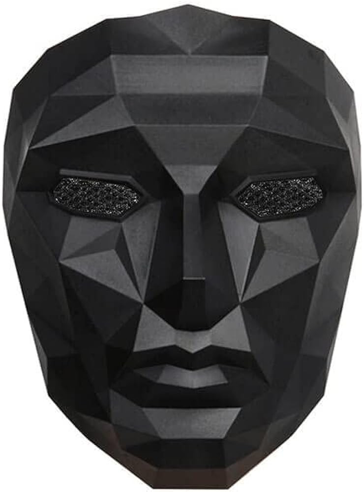 Squid Masked Man Game Mask 2021 TV Cosplay Masquerade Accessories Halloween Props | Amazon (US)